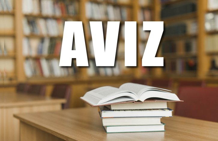 Aviz de înscriere în clasa I-i !